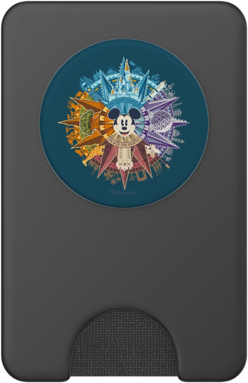 Disney World 50th Anniversary Mickey Mouse PopSockets PopWallet for MagSafe