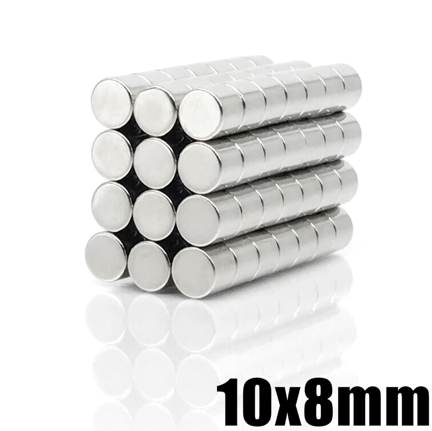 2/5/10/20/50/100Pcs 10x8 Neodymium 10mm x 8mm NdFeB Round Super Permanent Magnetic imanes Disc Magnet(20pcs)