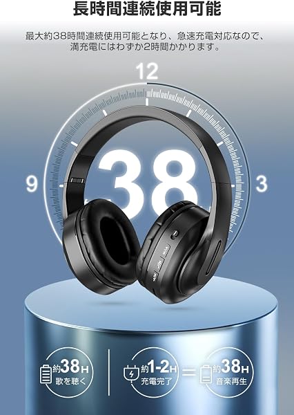 Wireless Bluetooth Headphones, Wired Wireless Headphones, Dual Use, Bluetooth 5.3, Low Latency, HIFI High Sound Quality, Up to 42 Hours of Continuous Playback, Over-Ear, Stereo Headphones, Connects to - 4