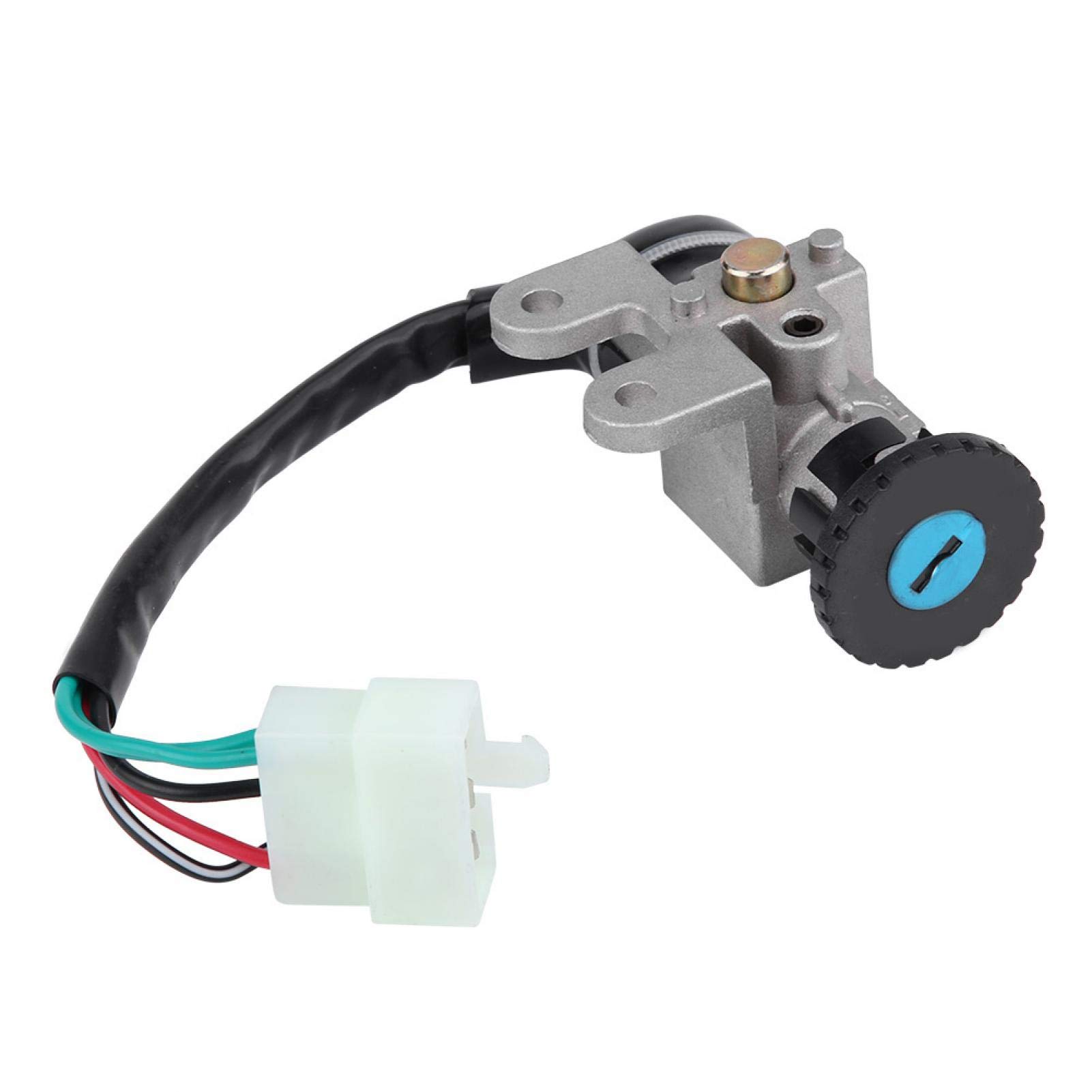 Interrupteur d'allumage, ensemble de bouchons de réservoir de gaz de serrure à clé de moto pour vélo cyclomoteur GY6 50cc Jonway Taotao Roketa