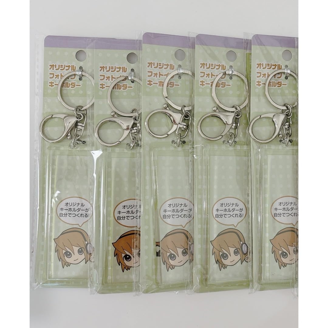 Amazon.co.jp: セリア オリジナルフォトインキーホルダー 銀テープ