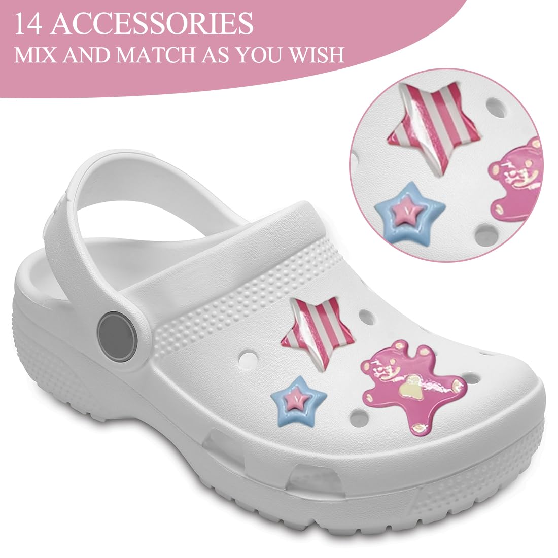 17 sztuk akcesoria do Crocs, wisiorki do butów do drewniaków, wisiorki do dekoracji butów, wisiorki do butów, kryształowe akcesoria do butów, akcesoria do butów DIY
