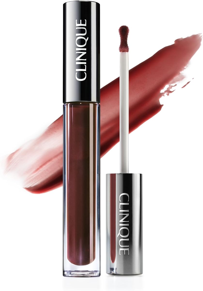 Brillo de labios cremoso Clinique Pop Plush con ácido hialurónico + mezcla de aguacate, aloe + manteca de karité | Hidratante + Alto Brillo