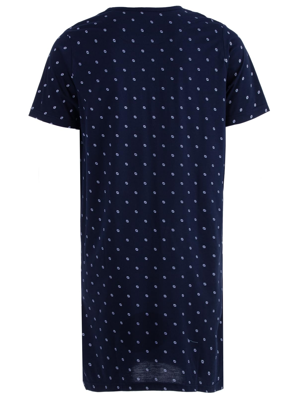 Herren Nachthemd kurzärmelig Sommer Schlafshirt Pyjamaoberteil Größe M-3XL