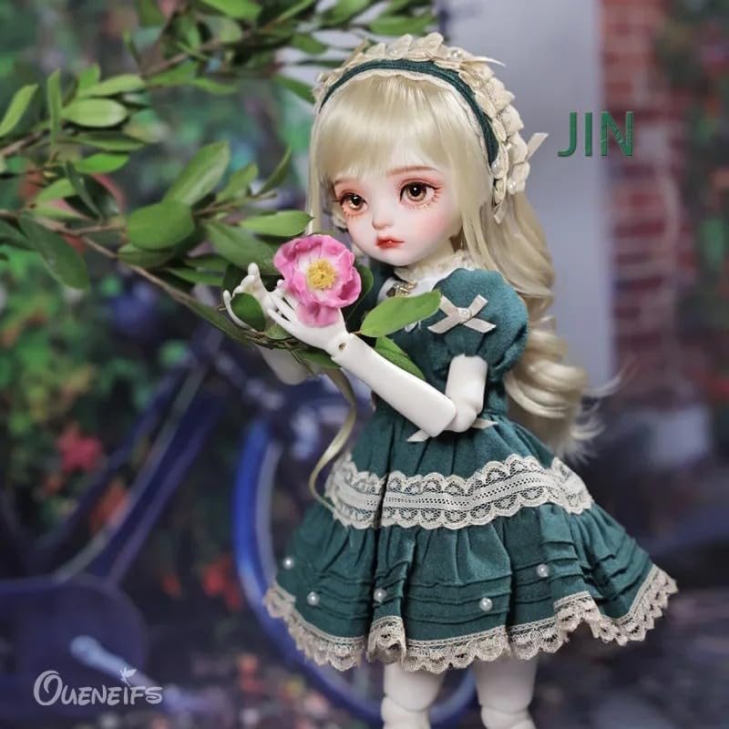 Oueneifs BJD Doll 1/6 Jin Young Girl Lovely Style Resin Toys Surprise Gift for 15+ Year Old