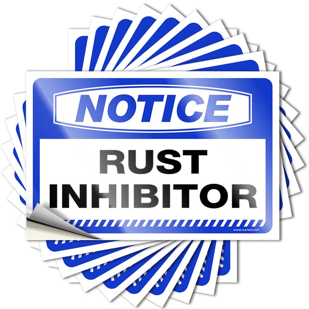Teen Decor Laptop Decal | Notice Rust Inhibitor Girly for Science Decor(12X18CM)