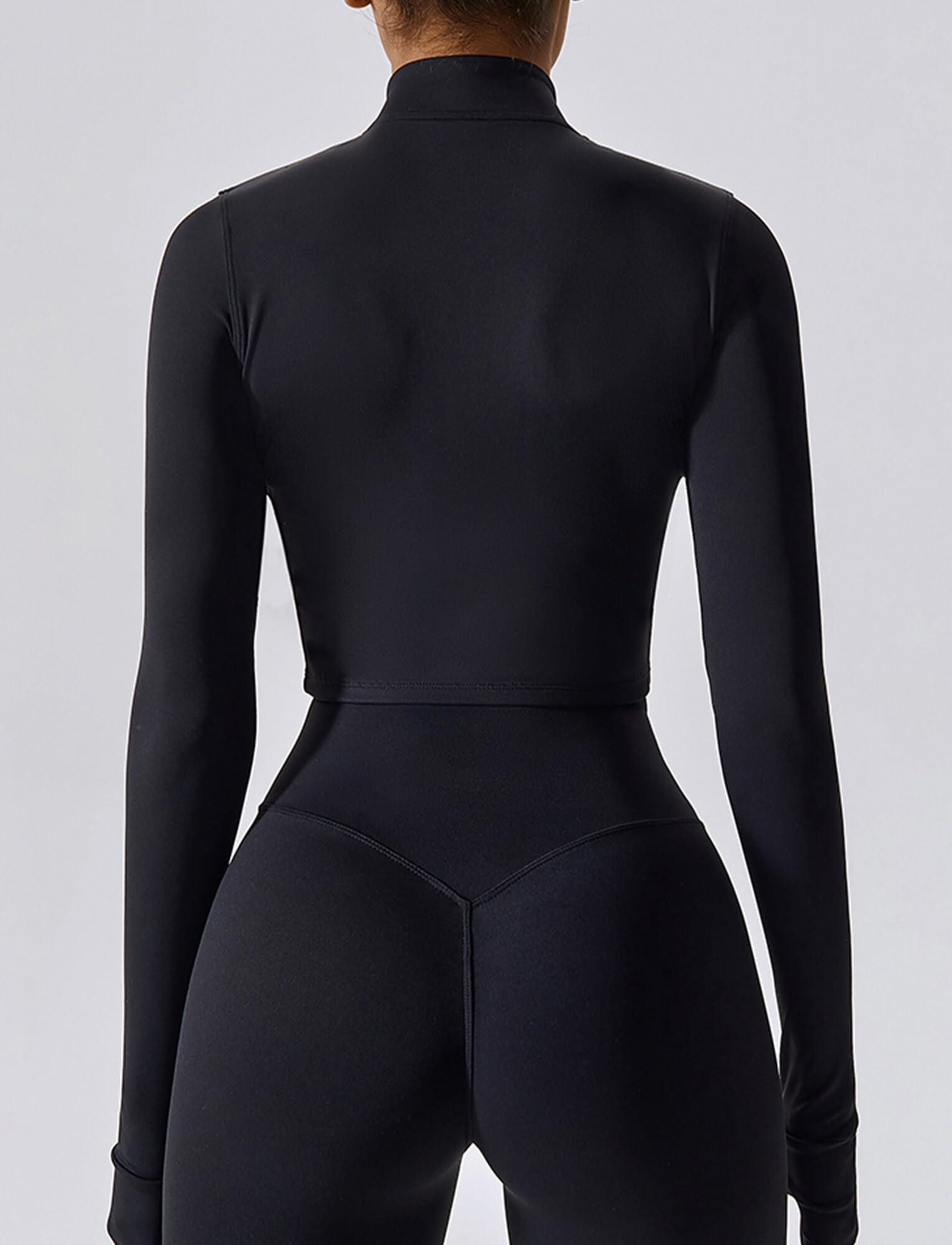 SEAUR Veste de Sport pour Femme Fitness T-shirts Manches Longues de Sport Dame Haut de Yoga Femme Course Séchage Rapide