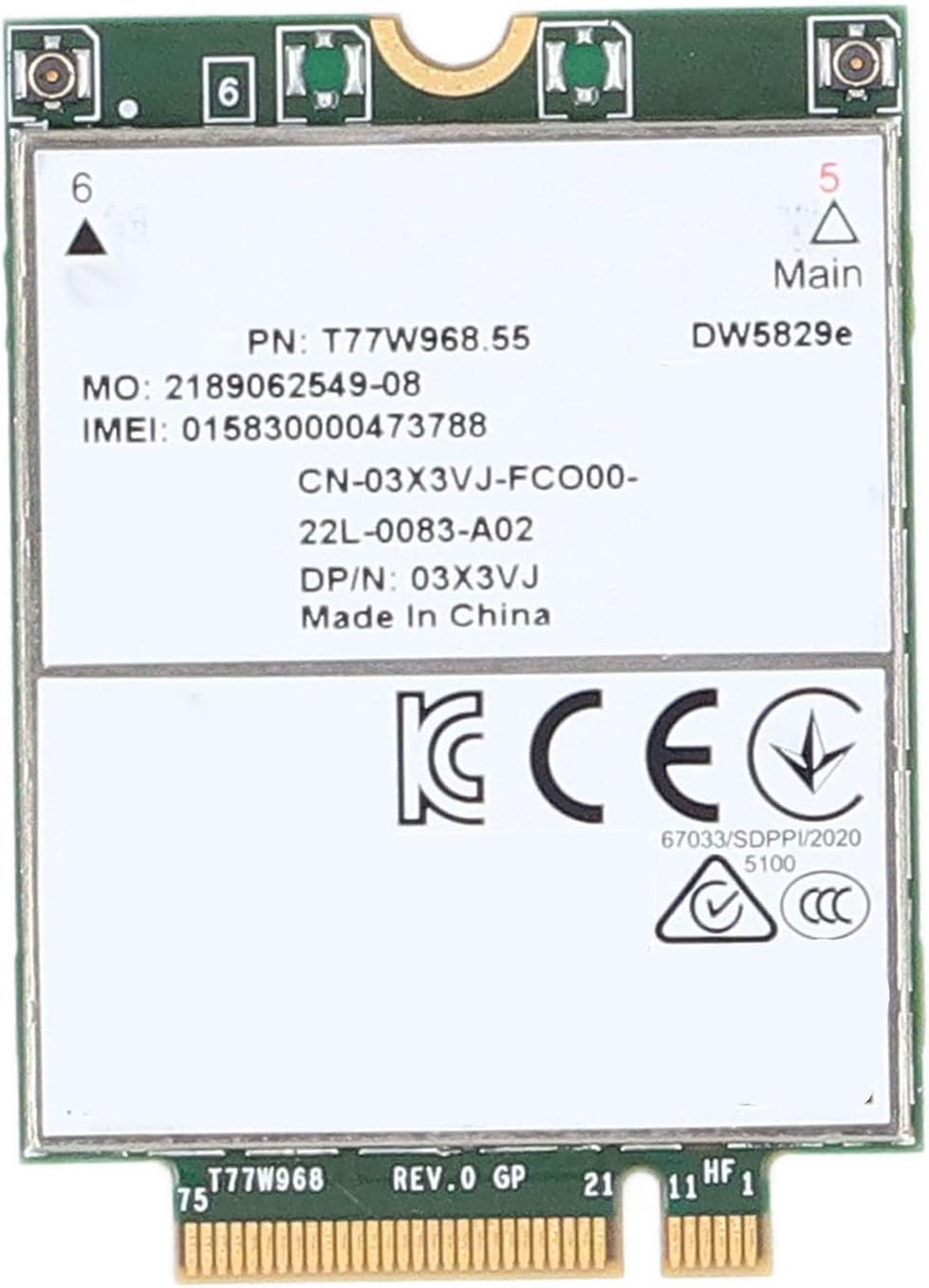 SUNGOOYUE Card of The 4G Cat 16 LTE Module for 7320 7330 7520 7530 7430 Laptop - at High Speed and Stable and Wide Compatibility for The House, Office - PCB Premium Material