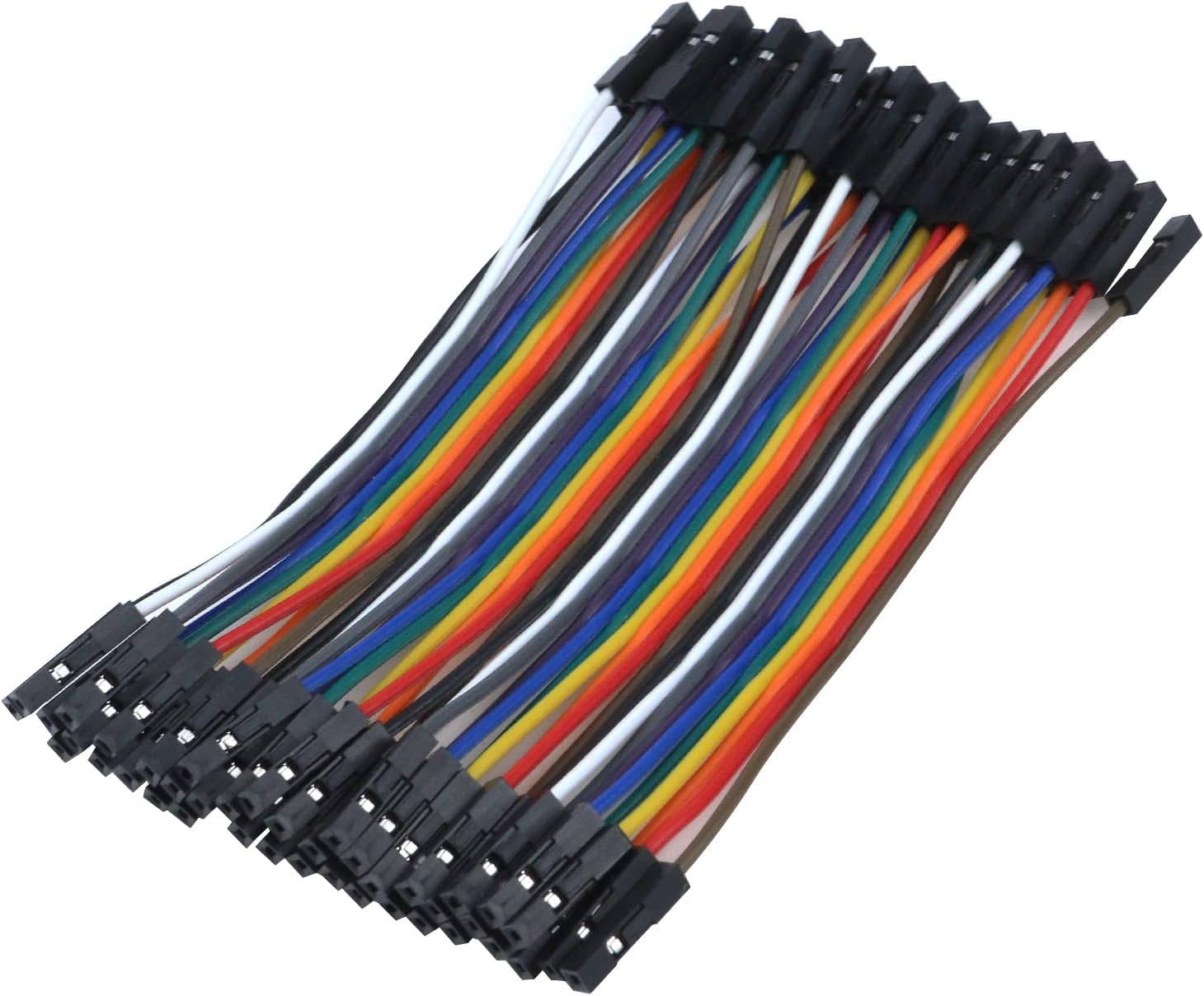 Antrader Breadboard Jumper Wires 40 Pin 10CM Female to Female for Raspberry Pi