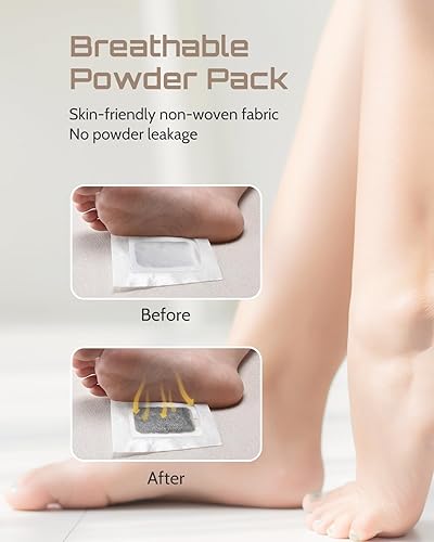 Miniatura 5 de Parches de jengibre para pies, almohadillas mejoradas de limpieza profunda con 5 extractos de plantas, la mejor opción para el cuidado de los pies,