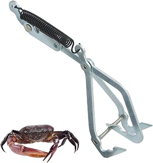 2 Pcs agarrador caranguejo, captura grampo caranguejo forte aço inoxidável, Suporte braçadeiras caranguejo gancho durável
