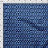 oneOone Cotton Flex Blue Fabric Argyle Check Quilting Supplies Print Sewing Fabric by The Yard 40 Inches Wide #2