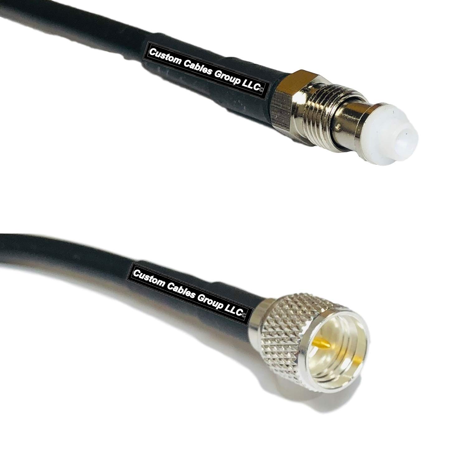 25 feet RG58 FME Female to Mini UHF Male RF Pigtail Coaxial Cable