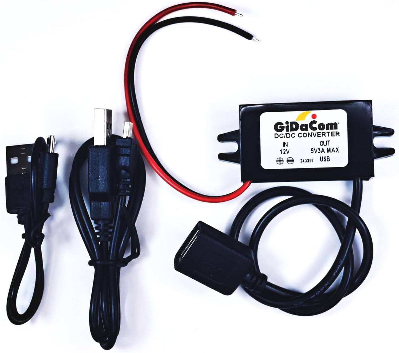 King Spy Guard F Step Down 12V to 5V Mini USB GPS Localizzatore