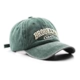 Brooklyn Cap Washed Vintage Baseball Cap Sun Hat for Men and Women