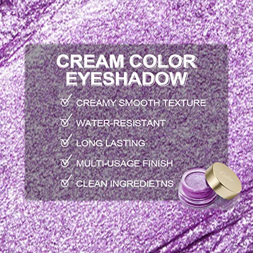 Oulac Ombretto Occhi Brillantini Viola | Super