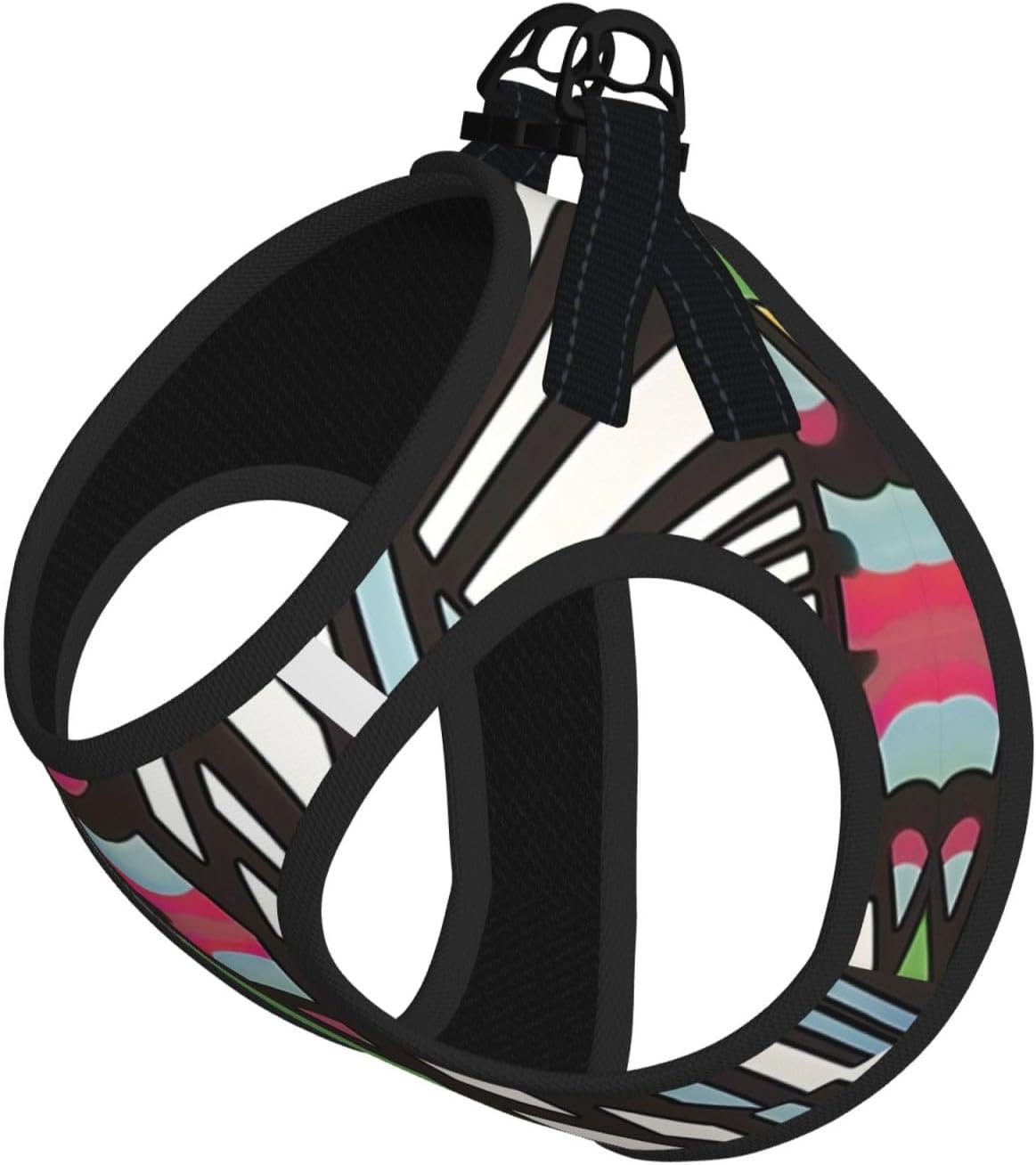 Geometric Triangle Pet Vest Small Size Dog Harness and Leash Set, Reflective & Breathable for Puppy Training with Accessories Large