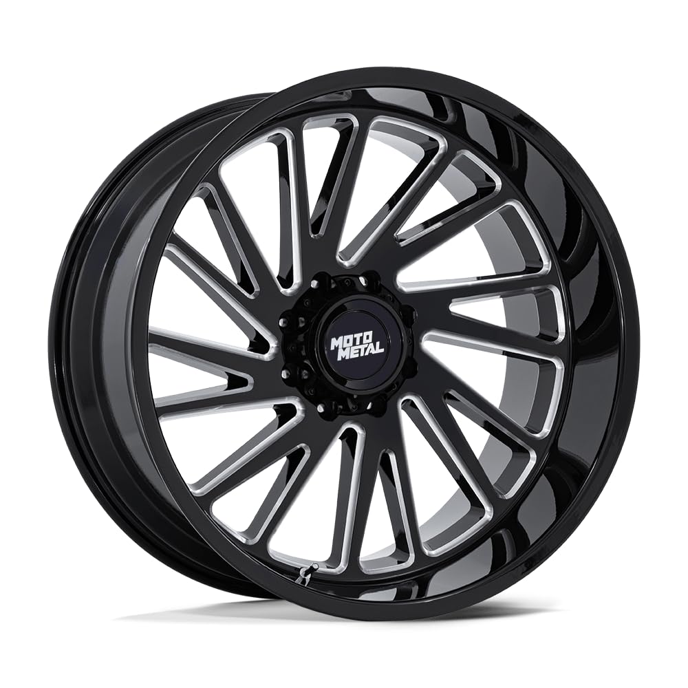Moto Metal Combat 22X10 8X170 125-18 G-BLK Mill 1 Wheel Total of 1