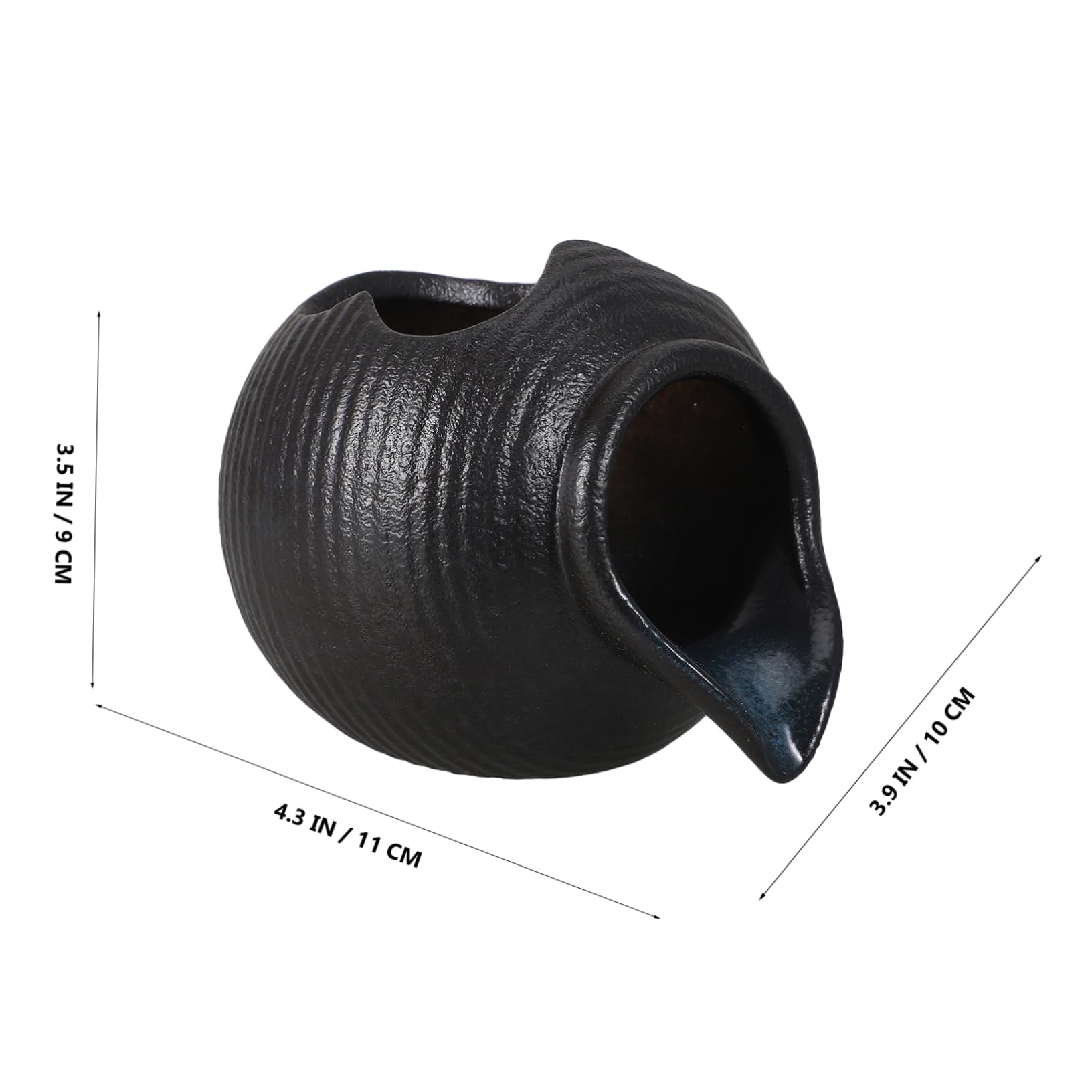 PRETYZOOM Hydroponic Planting Jar Decorative Waterfall Fountain Pottery for Indoor Outdoor Fish Tank