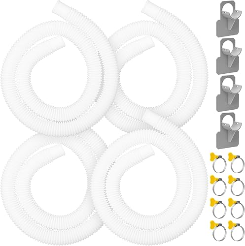 Manguera de repuesto para bomba de piscina, manguera de piscina de 1.25 pulgadas de diámetro para piscinas sobre el suelo, 59 pulgadas de largo,