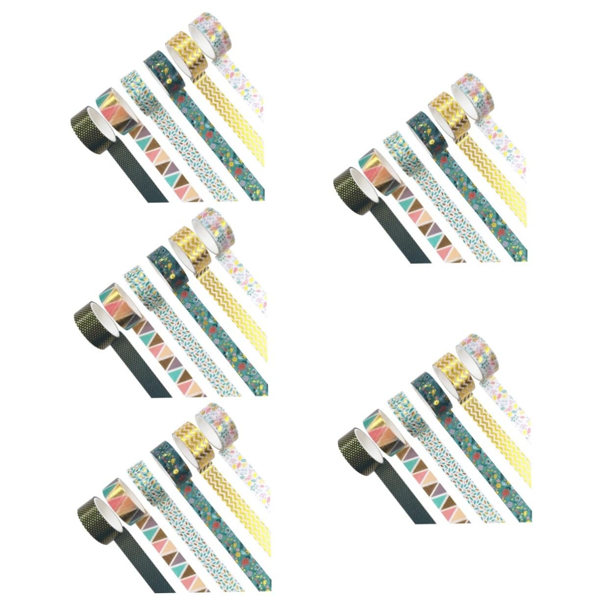 SHINEOFI 30rollen Buntes Washi Tape Dekoratives Papierklebeband Für Hand Accounts Scrapbooking Journaling Abnehmbar Vielseitig Einsetzbar Ohne Rückstände Geruchsneutral