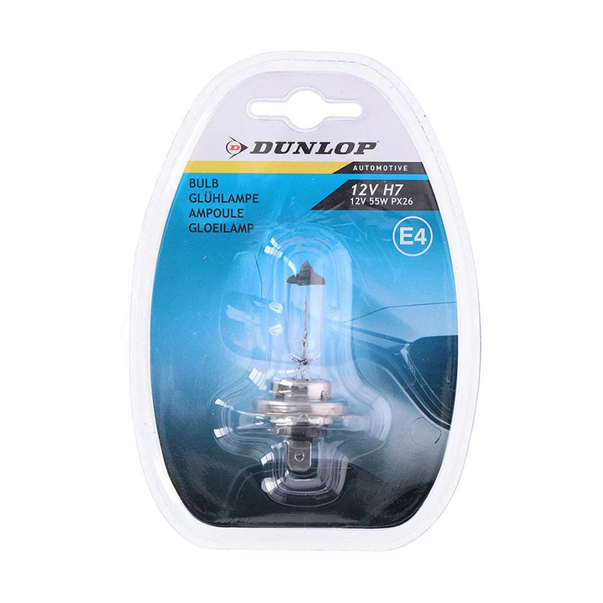 BOMBILLA COCHE 12V H7 55W DUNLOP