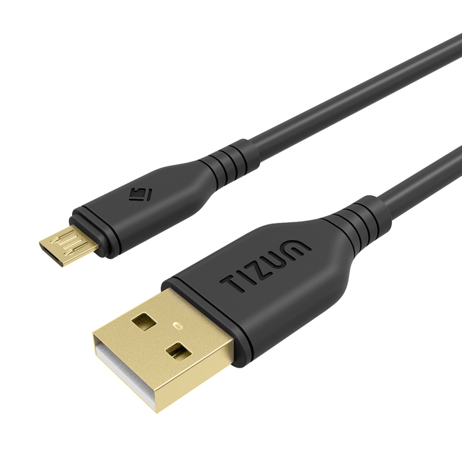 Tizum Micro V2 Micro V2 1.98m Micro USB Cable (Black)