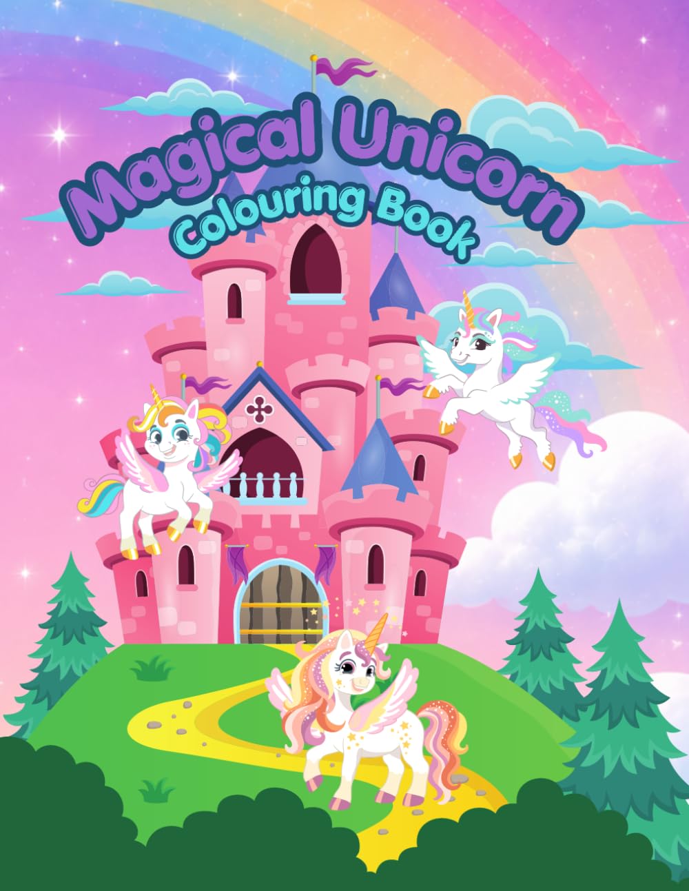 Magical Unicorn colouring book