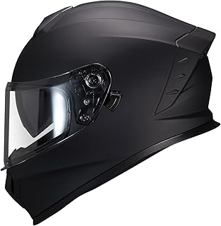 Motorcycle Full Face Dual Visor Helmets for Adults Street Bike Racing Motorbike Helmet A8 DOT Approved