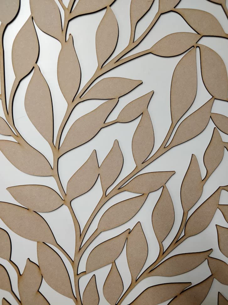 Grille De Radiateur En MDF 3mm - Motif FDL - Prête à Peindre Ou En Brut - Différentes Tailles