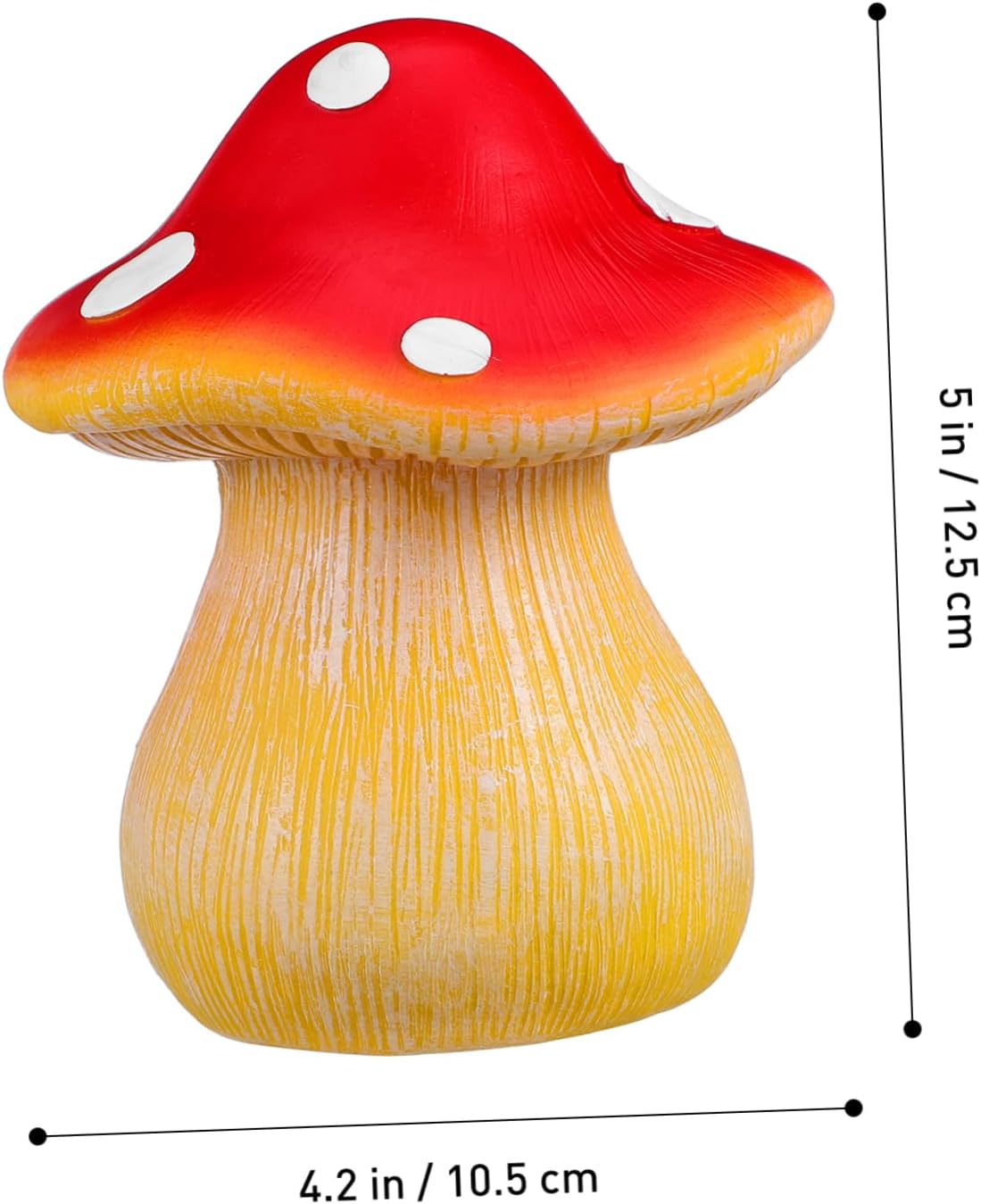 Mushroom Hidden Key Box Resin Outdoor Secret Storage Statue image 4