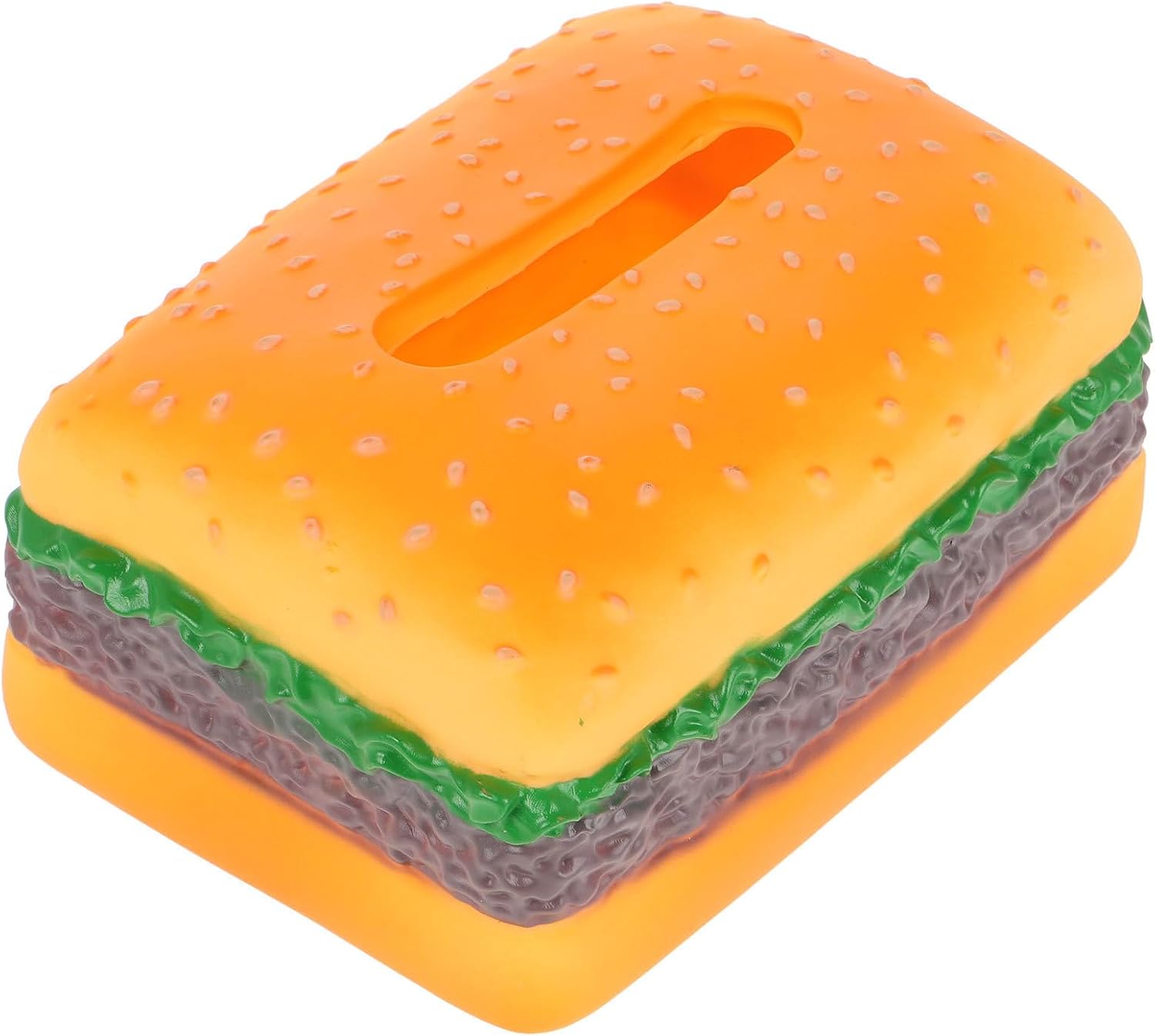 Hamburger Shaped Resin Tissue Box Organizer for Hotels and Cars
