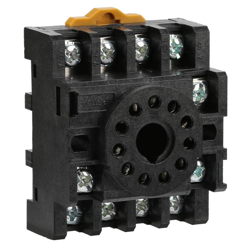 PF113A Base per relè di alimentazione apparecchi di distribuzione e controllo dell'energia relè con presa a 11 pin Base per relè di potenza per JQX-10F JTX-2C Relè a tempo