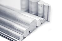 Vista 3 de 1/4" de diámetro, 6061 varilla redonda de aluminio, 10 pulgadas de longitud, T6511, extruido, 0.25 pulgadas de diámetro