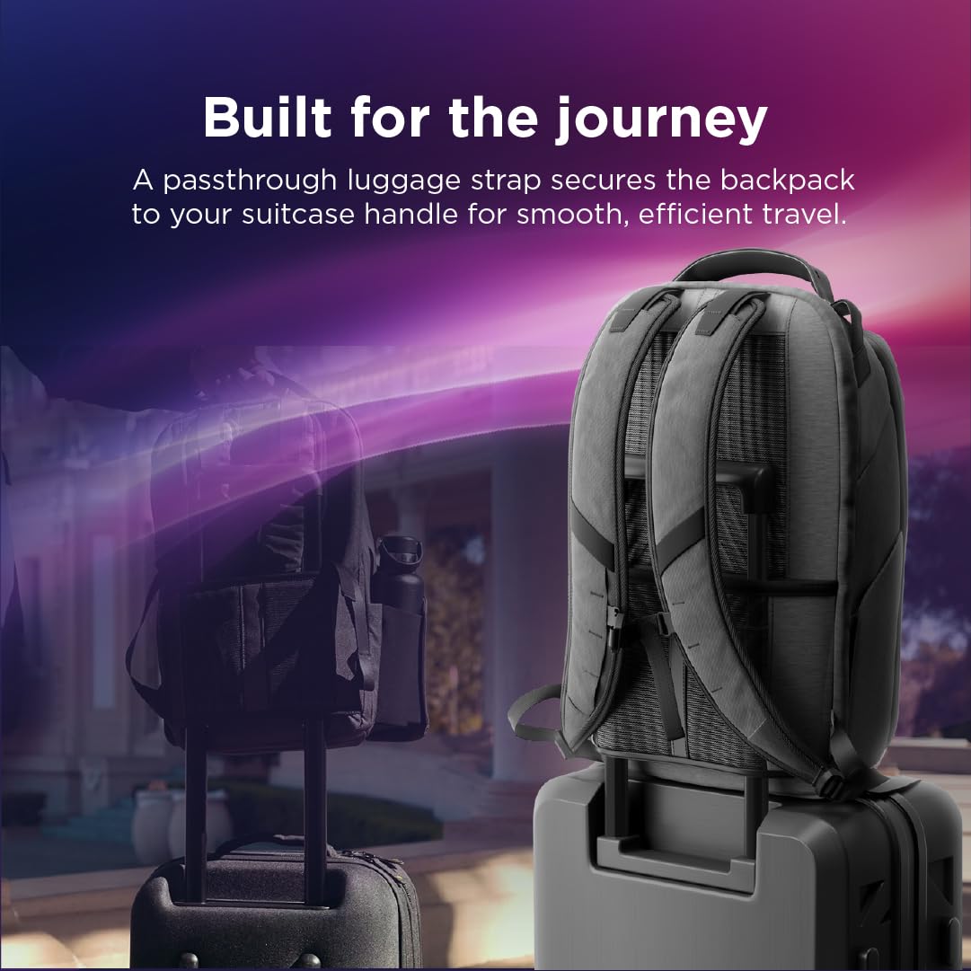 Lenovo ThinkPad 16" Click-Go Backpack Aura Edition, zaino per notebook fino a 16" con chiusura magnetica Fidlock, 18L, vano tablet e 12 tasche