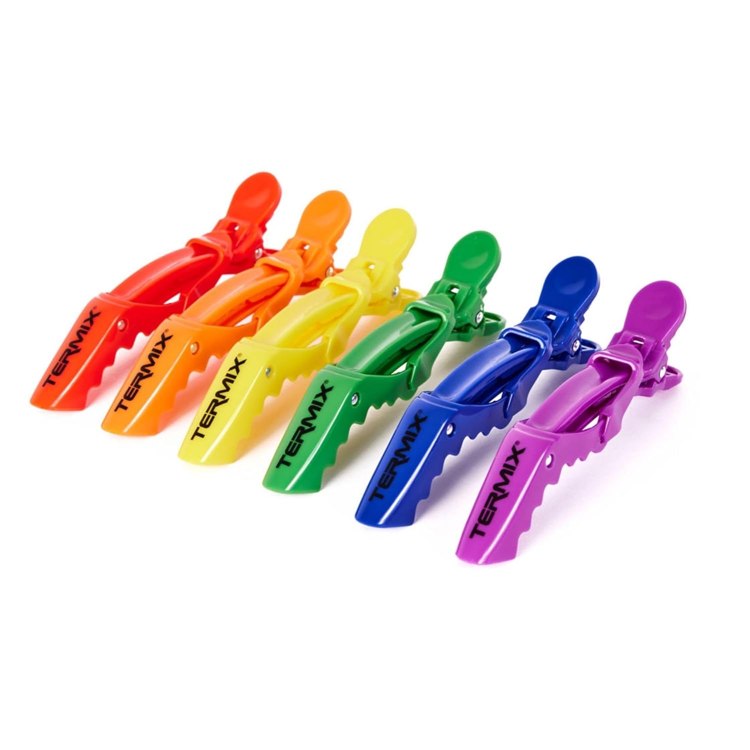 Termix Professional Pride Tweezers 6 Units with Non-Slip Handle, Strong Grip for All Hair Types and Ergonomic Design