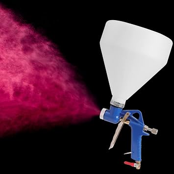 Drywall Texture Sprayer,Air Texture Gun 1.5 Gallon with 3 Nozzle (4.0mm/6.0mm/8.0mm) for Orange Peel Knockdown(Blue)