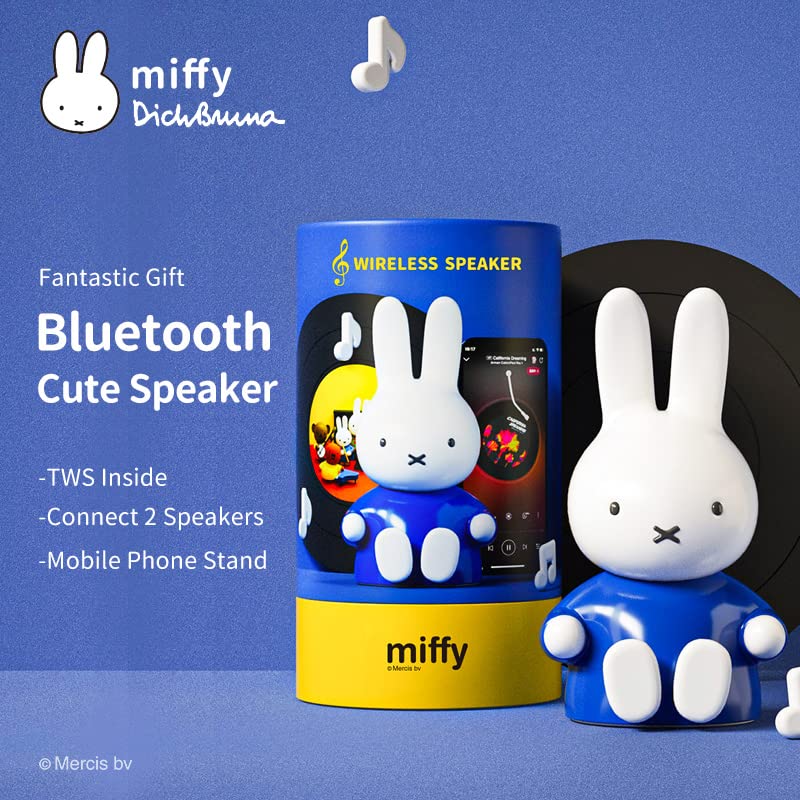 Amazon.com: Miffy Portable Bluetooth Speakers, Cute Portable