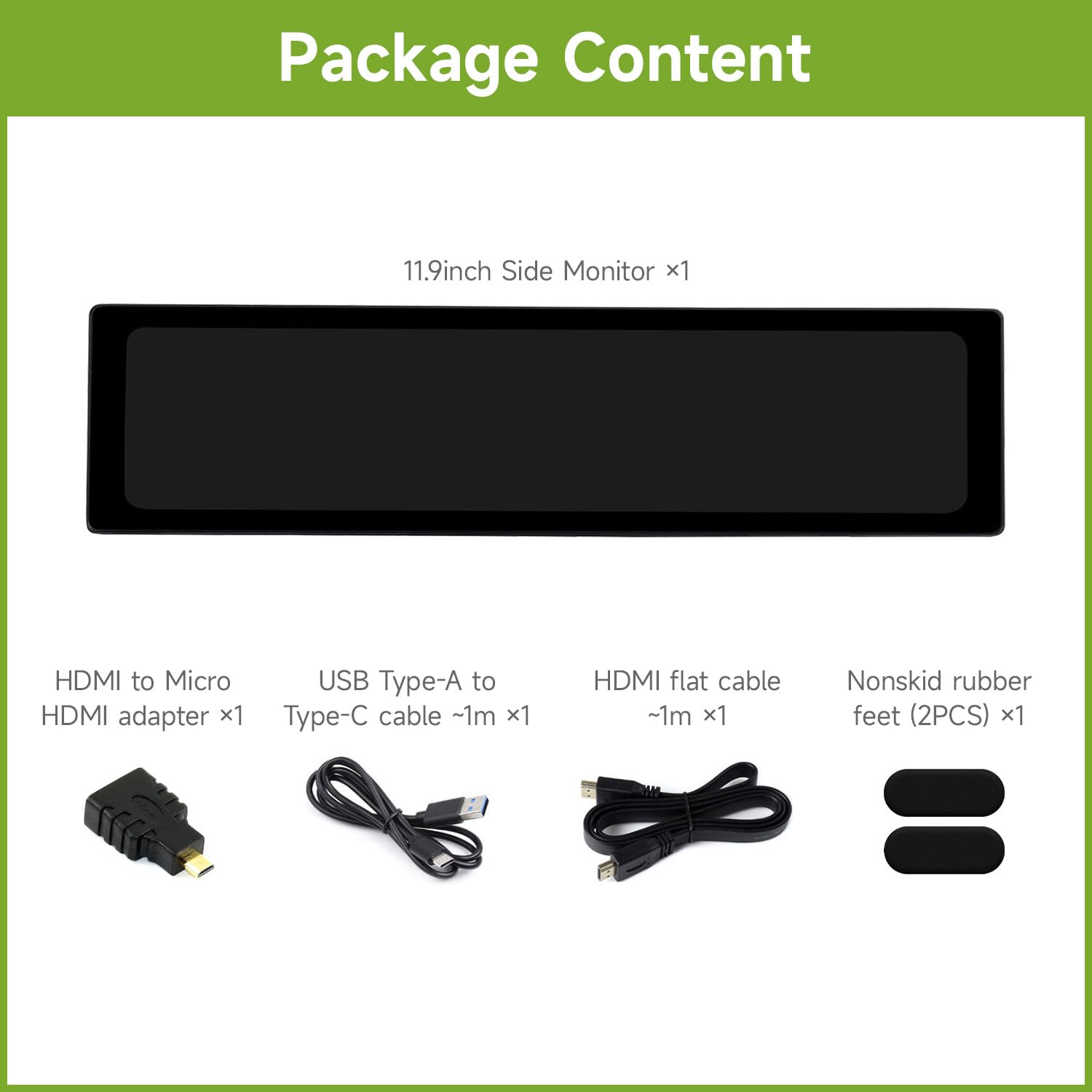 Amazon.co.jp: Waveshare 11.9インチ IPSディスプレイ、320x1480