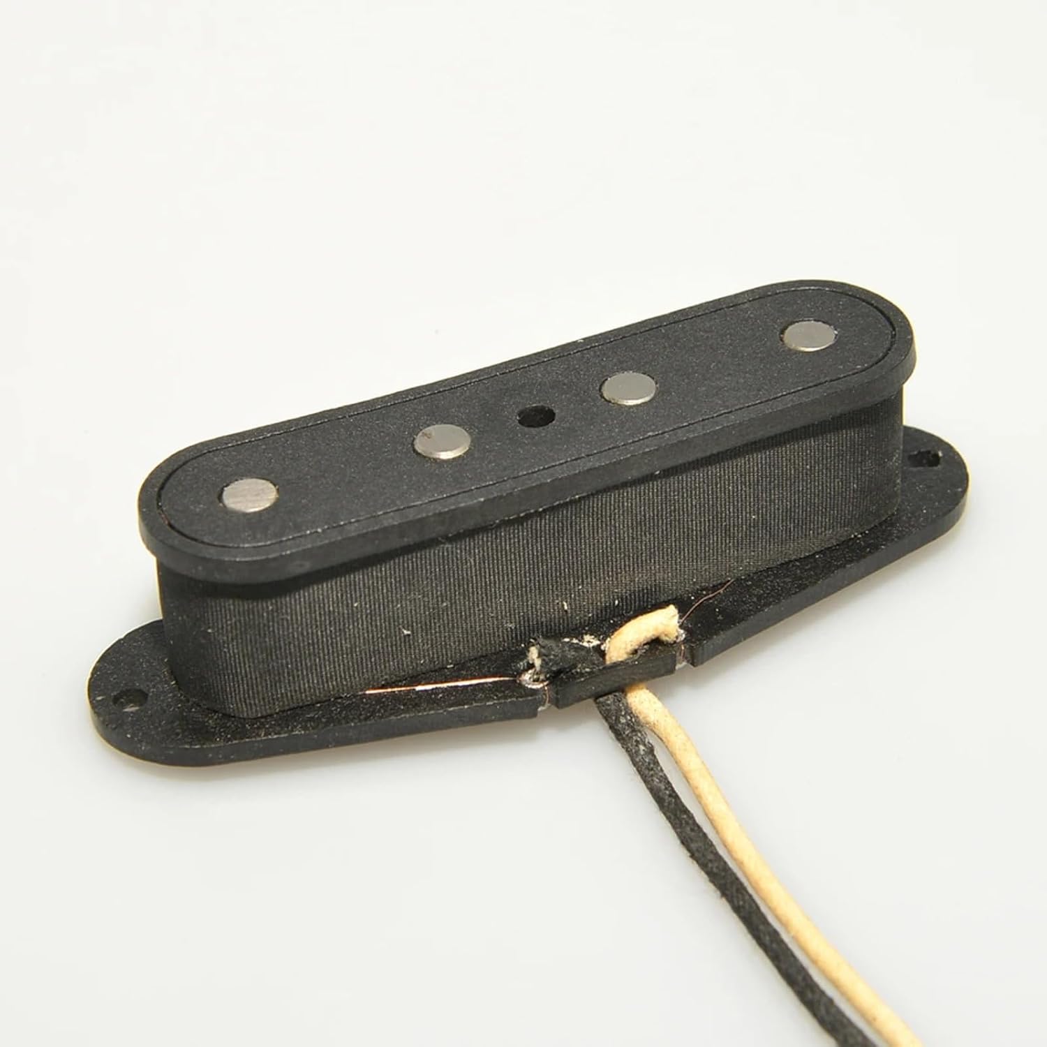 c Bass Single Coil Pickup, Alnico 5 Magnet Fiber Bobbin - 4 String Black 1 Pc Replacement Assembly | Bass Guitar Repair, Pickup Replacement, Rebuild, Wiring Service and Bench Installation