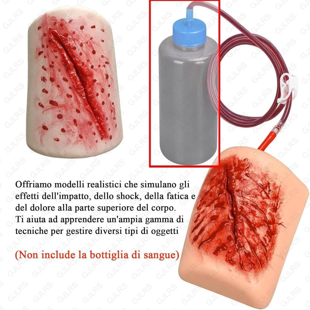 Model symulatora ran trener do treningu hemostazy, zestaw Stop The Bleed, realistyczny trening opatrunku ran z ekologicznymi materiałami