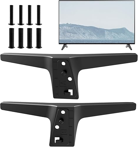 Patas de TV para soporte de TV LG base de repuesto, para 49 55 pulgadas LJ UJ Series LG TV patas 49UJ6300 49LJ550M 49UJ6320 49UJ630T 49UJ635T