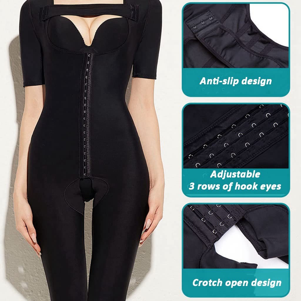 sous-vêtements pour Femmes Contrôle du Ventre Transparent Body de Compression Étape 1 Post-Chirurgical Gaine Mi-Cuisse