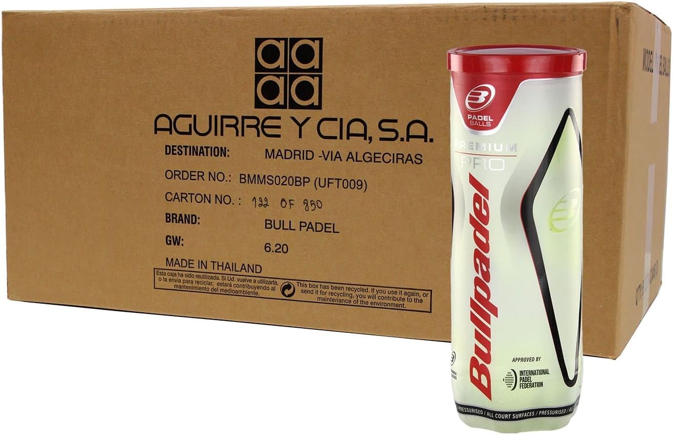 Bullpadel Carton avec 24 Boites Premium Pro