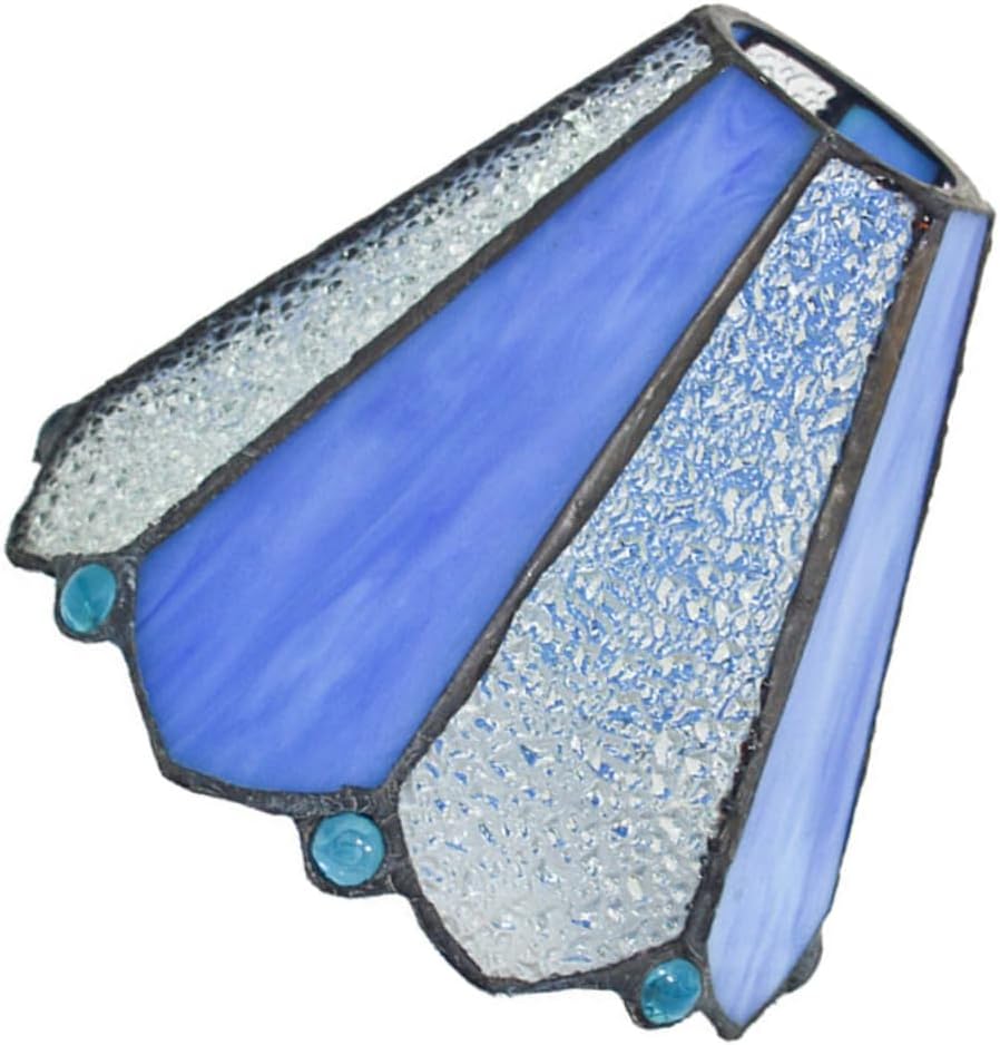 UPKOCH Decorative Glass Craft Lampshade Style Ceiling Light Cover for Bulbs Diameter Warm and Gentle Lighting for Home Decor