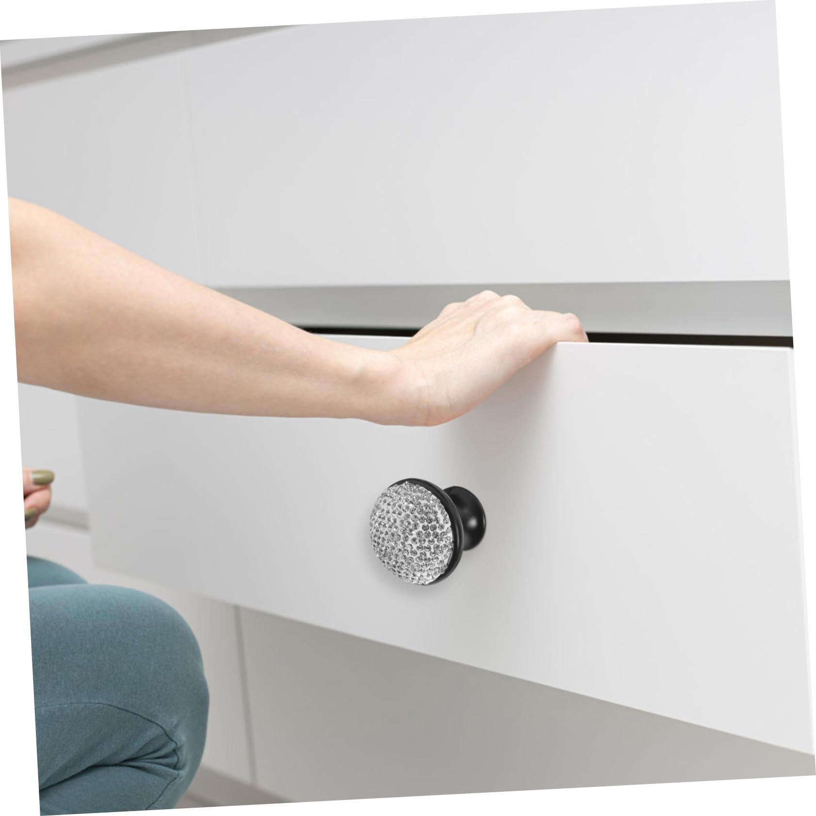 Angoily 16stücke Aluminiumlegierung Türknöpfe Mushroom Design Kreative Schubladengriffe Für Möbel Schrank Und Küchenschränke Weiß