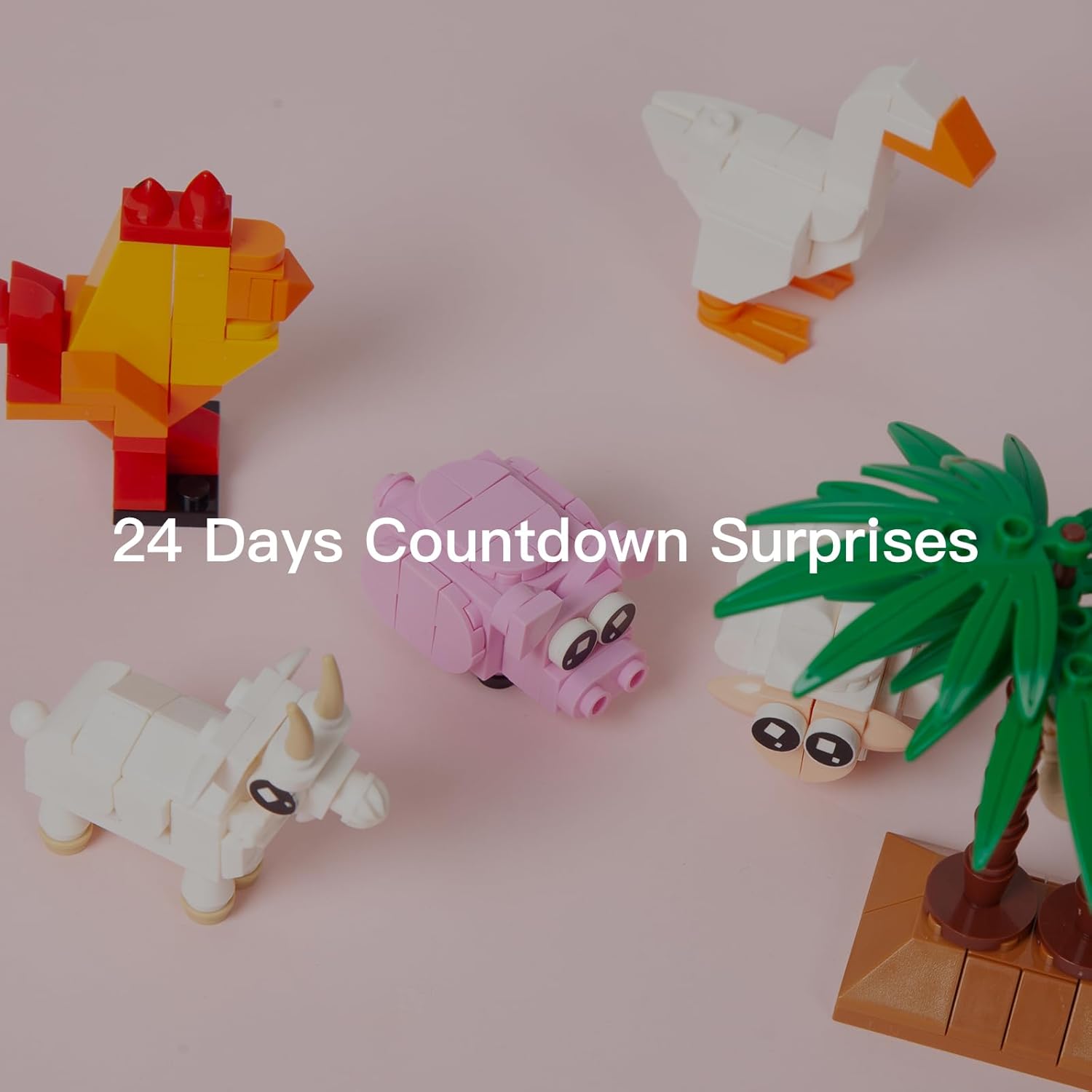 Nativity Advent Calendar 2025 Build Blocks Jesus Christmas Advent Scene Gifts Individual Packaging