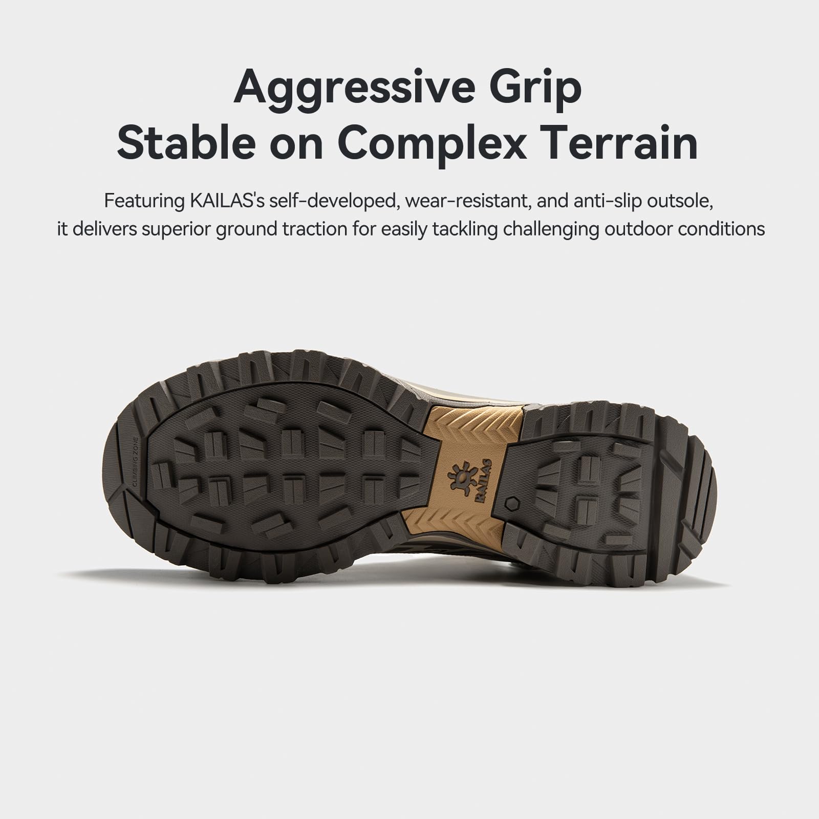 KAILAS Herren Expedition-4 FLT Wasserdicht Leicht Trail Running Atmungsaktiv Langlebig Wanderschuhe Anti-Rutsch Outdoor Bergsteigen Schuh