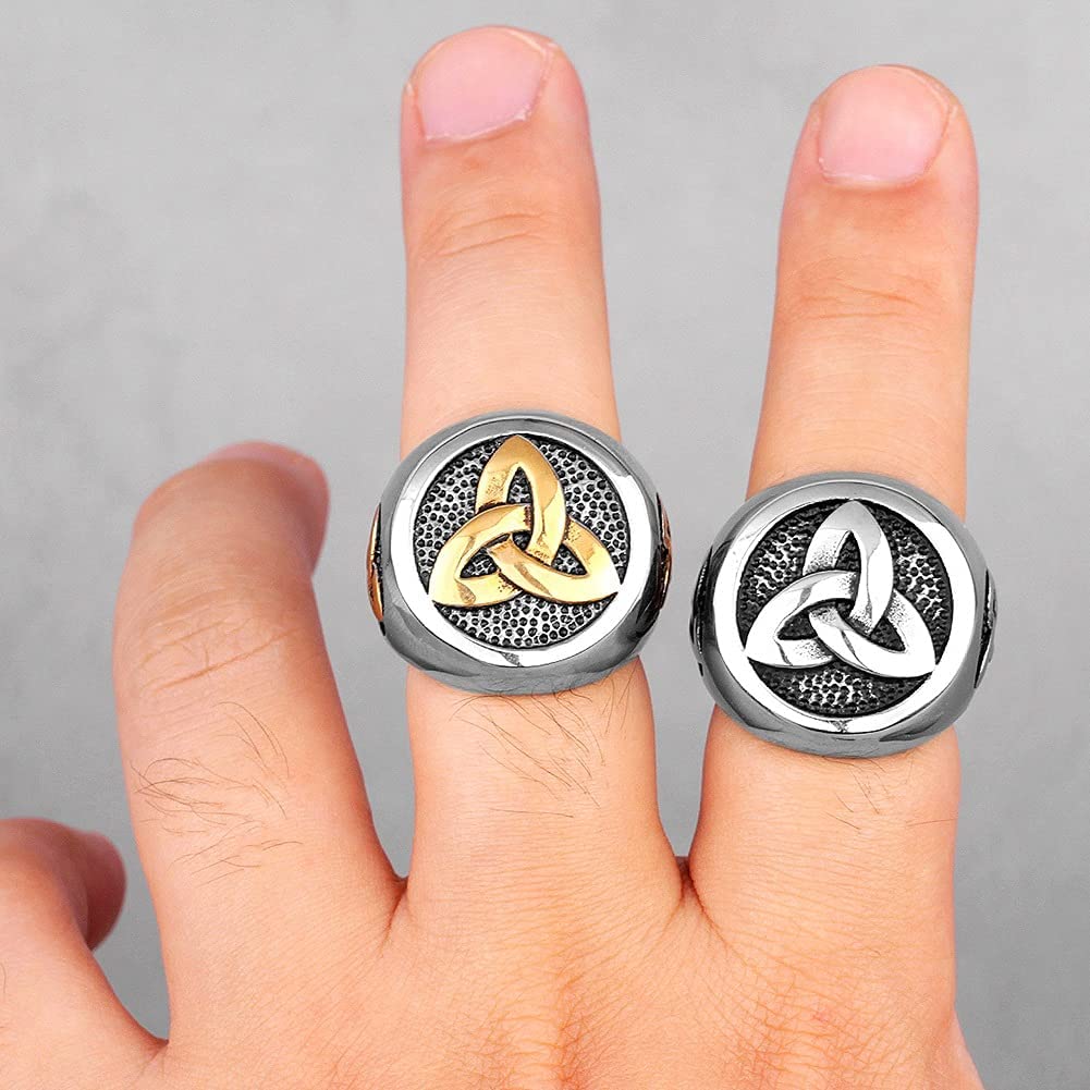 Anello Elastico Con Cornetto Smaltato Viola In Acciaio Inox - Foto 3