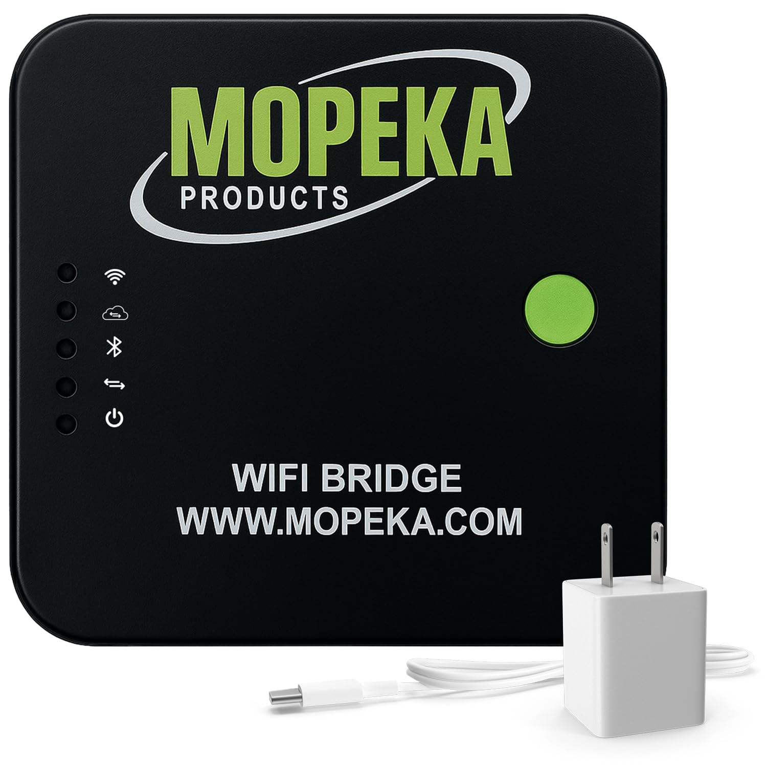 Mopeka WiFi Router Bridge - Compatible with Mopeka Pro Check, Universal or Pro+LR Bluetooth Sensors Only - Check Propane Tank Levels Anywhere - Perfect for RVs, Cottages & Outdoor Grills